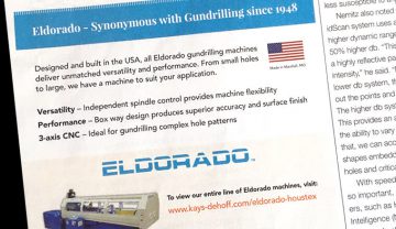 Industrial Manufacturing Trade Publication Ad