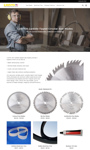 luxite-home-page