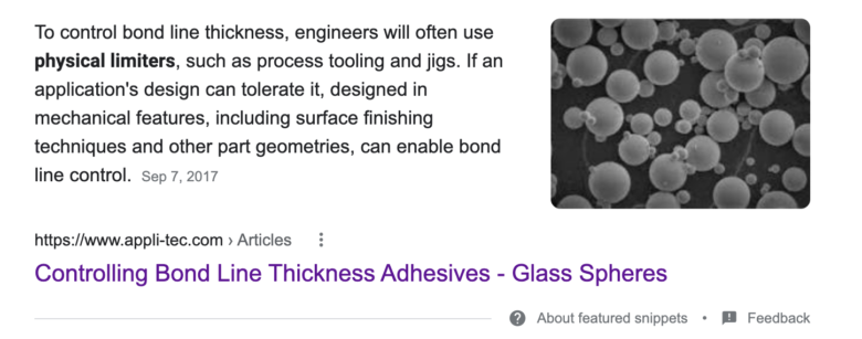 google featured snippet