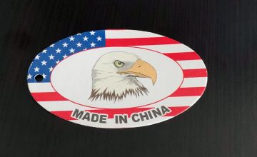 Made in China tag