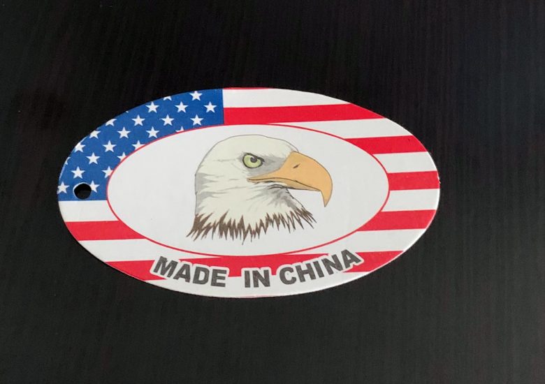 Made in China tag