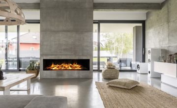 European Home fireplace