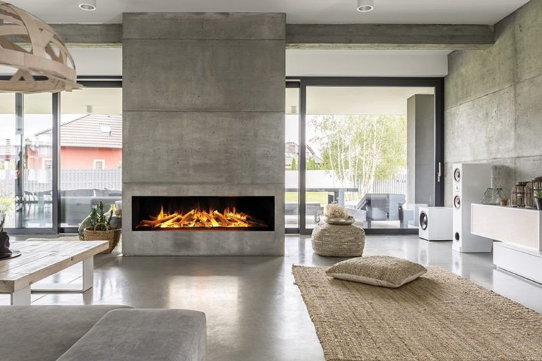 European Home fireplace