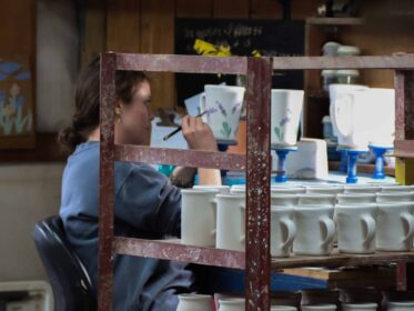 emerson creek pottery, hand painting
