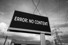 error - no content