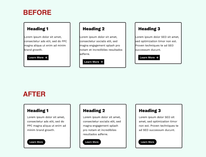 Attention to detail - web design